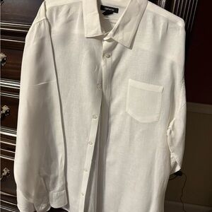 Claiborne Women’s White Button Down Shirt